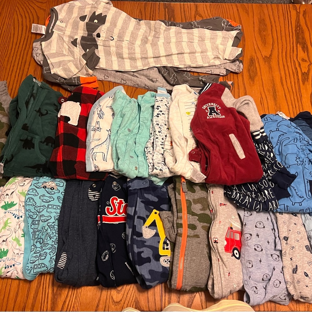 6 Month Baby Boy Pajamas Bundle
